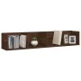 Wall shelf for CD wood in brown oak color 100x18x18 cm by vidaXL, Shelves and shelves - Ref: Foro24-826619, Price: 34,80 €, D...