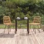 3-teiliges Garten-Essset aus synthetischem Rattan von vidaXL, Gartensets - Ref: Foro24-3157887, Preis: 214,16 €, Rabatt: %