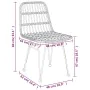 3-piece synthetic rattan garden dining set by vidaXL, Garden sets - Ref: Foro24-3157887, Price: 214,16 €, Discount: %