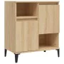 Aparadores 2 uds madera contrachapada roble Sonoma 60x35x70 cm de vidaXL, Aparadores - Ref: Foro24-3185730, Precio: 166,88 €,...