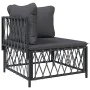 7-piece garden furniture set with anthracite steel cushions by vidaXL, Garden sets - Ref: Foro24-3186897, Price: 554,75 €, Di...