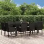 11-piece garden dining set with black synthetic rattan cushions by vidaXL, Garden sets - Ref: Foro24-3185160, Price: 729,90 €...