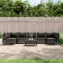 8-teiliges Gartenmöbel-Set mit anthrazitfarbenen Stahlkissen von vidaXL, Gartensets - Ref: Foro24-3186917, Preis: 641,13 €, R...