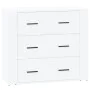 Sideboards 3 Einheiten aus glänzend weißem Sperrholz von vidaXL, Sideboards - Ref: Foro24-3185425, Preis: 312,92 €, Rabatt: %