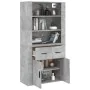 Concrete gray plywood tall sideboard by vidaXL, Sideboards - Ref: Foro24-3185379, Price: 146,99 €, Discount: %