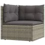 7-piece garden furniture set with gray synthetic rattan cushions by vidaXL, Garden sets - Ref: Foro24-3187198, Price: 642,29 ...