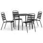 5-piece anthracite gray steel garden dining set by vidaXL, Garden sets - Ref: Foro24-3187988, Price: 266,95 €, Discount: %