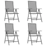 5-piece anthracite gray steel garden dining set by vidaXL, Garden sets - Ref: Foro24-3187978, Price: 290,28 €, Discount: %