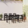 7-piece anthracite gray steel garden dining set by vidaXL, Garden sets - Ref: Foro24-3188005, Price: 629,99 €, Discount: %