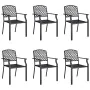 7-piece anthracite gray steel garden dining set by vidaXL, Garden sets - Ref: Foro24-3188005, Price: 629,99 €, Discount: %