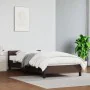 Bed frame with headboard brown synthetic leather 90x200cm by vidaXL, Beds and slatted bases - Ref: Foro24-347480, Price: 96,4...