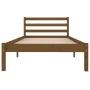 Sofá cama madera maciza de pino marrón miel 90x200 cm de vidaXL, Camas y somieres - Ref: Foro24-810418, Precio: 90,48 €, Desc...