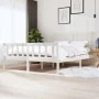 Super king white solid wood bed frame 180x200 cm by vidaXL, Beds and slatted bases - Ref: Foro24-3101169, Price: 185,55 €, Di...