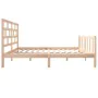 Estructura de cama madera maciza de pino 150x200 cm de vidaXL, Camas y somieres - Ref: Foro24-3101353, Precio: 150,60 €, Desc...