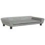 Light gray velvet children's sofa 100x50x26 cm by vidaXL, Baby and Toddler Furniture - Ref: Foro24-3196394, Price: 82,03 €, D...