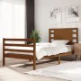 Solid pine wood bed frame honey brown 100x200 cm by vidaXL, Beds and slatted bases - Ref: Foro24-3104276, Price: 127,28 €, Di...