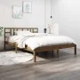 Honey brown solid wood bed frame Super King 180x200 cm by vidaXL, Beds and slatted bases - Ref: Foro24-3105423, Price: 191,31...