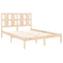 Solid pine wood bed frame 120x200 cm by vidaXL, Beds and slatted bases - Ref: Foro24-3105595, Price: 110,27 €, Discount: %