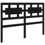 Black solid wood bed frame 140x200 cm by vidaXL, Beds and slatted bases - Ref: Foro24-3105669, Price: 161,34 €, Discount: %