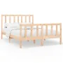 Solid pine wood bed frame 160x200 cm by vidaXL, Beds and slatted bases - Ref: Foro24-3106713, Price: 138,76 €, Discount: %