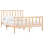 Solid pine wood bed frame 160x200 cm by vidaXL, Beds and slatted bases - Ref: Foro24-3106713, Price: 138,76 €, Discount: %