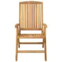 Reclining garden chairs and cushions 4 pcs solid teak wood by vidaXL, Garden chairs - Ref: Foro24-3196483, Price: 536,70 €, D...