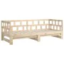 Removable sofa bed solid pine wood 2x(90x190) cm by vidaXL, Beds and slatted bases - Ref: Foro24-820232, Price: 174,58 €, Dis...