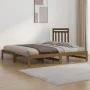 Abnehmbares Schlafsofa aus massivem braunem Kiefernholz, 2 x (90 x 200) cm von vidaXL, Betten und Lattenroste - Ref: Foro24-3...