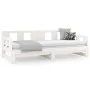 Removable sofa bed solid white pine wood 2x(90x200) cm by vidaXL, Beds and slatted bases - Ref: Foro24-820283, Price: 185,00 ...