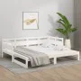 Removable sofa bed solid white pine wood 2x(90x190) cm by vidaXL, Beds and slatted bases - Ref: Foro24-820323, Price: 175,03 ...