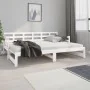 Removable sofa bed solid white pine wood 2x(80x200) cm by vidaXL, Beds and slatted bases - Ref: Foro24-820378, Price: 187,49 ...