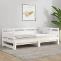 Removable sofa bed solid white pine wood 2x(90x200) cm by vidaXL, Beds and slatted bases - Ref: Foro24-820313, Price: 191,54 ...