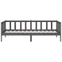 Gray solid pine wood sofa bed 80x200 cm by vidaXL, Beds and slatted bases - Ref: Foro24-814686, Price: 118,82 €, Discount: %