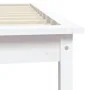 Solid white pine wood bed frame 100x200 cm by vidaXL, Beds and slatted bases - Ref: Foro24-820532, Price: 92,54 €, Discount: %