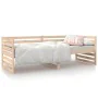 Solid pine wood sofa bed 80x200 cm by vidaXL, Beds and slatted bases - Ref: Foro24-814689, Price: 112,86 €, Discount: %