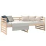 Solid pine wood sofa bed 80x200 cm by vidaXL, Beds and slatted bases - Ref: Foro24-814689, Price: 112,86 €, Discount: %