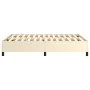 Cream synthetic leather bed frame 140x200 cm by vidaXL, Beds and slatted bases - Ref: Foro24-3121049, Price: 130,14 €, Discou...