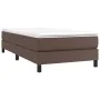 Brown synthetic leather bed frame 80x200 cm by vidaXL, Beds and slatted bases - Ref: Foro24-3120667, Price: 85,75 €, Discount: %