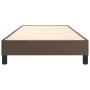 Brown synthetic leather bed frame 80x200 cm by vidaXL, Beds and slatted bases - Ref: Foro24-3120667, Price: 85,75 €, Discount: %