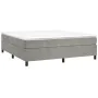 Light gray velvet bed frame 180x200 cm by vidaXL, Beds and slatted bases - Ref: Foro24-3121138, Price: 133,05 €, Discount: %