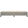 Light gray velvet bed frame 90x200 cm by vidaXL, Beds and slatted bases - Ref: Foro24-3121096, Price: 91,13 €, Discount: %