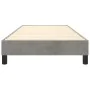 Light gray velvet bed frame 90x200 cm by vidaXL, Beds and slatted bases - Ref: Foro24-3120748, Price: 76,46 €, Discount: %