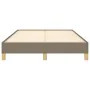 Taupe gray fabric bed frame 120x200 cm by vidaXL, Beds and slatted bases - Ref: Foro24-346806, Price: 110,61 €, Discount: %