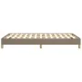 Taupe gray fabric bed frame 120x200 cm by vidaXL, Beds and slatted bases - Ref: Foro24-346806, Price: 110,61 €, Discount: %