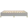 Light gray fabric bed frame 160x200 cm by vidaXL, Beds and slatted bases - Ref: Foro24-347173, Price: 145,76 €, Discount: %