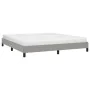 Light gray fabric bed frame 160x200 cm by vidaXL, Beds and slatted bases - Ref: Foro24-346728, Price: 122,89 €, Discount: %