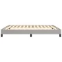 Light gray fabric bed frame 160x200 cm by vidaXL, Beds and slatted bases - Ref: Foro24-346728, Price: 122,89 €, Discount: %