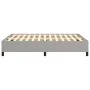 Light gray fabric bed frame 140x200 cm by vidaXL, Beds and slatted bases - Ref: Foro24-347066, Price: 128,64 €, Discount: %