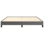 Gray synthetic leather bed frame 200x200 cm by vidaXL, Beds and slatted bases - Ref: Foro24-346920, Price: 134,31 €, Discount: %