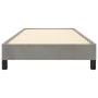 Light gray velvet bed frame 90x200 cm by vidaXL, Beds and slatted bases - Ref: Foro24-346952, Price: 76,46 €, Discount: %